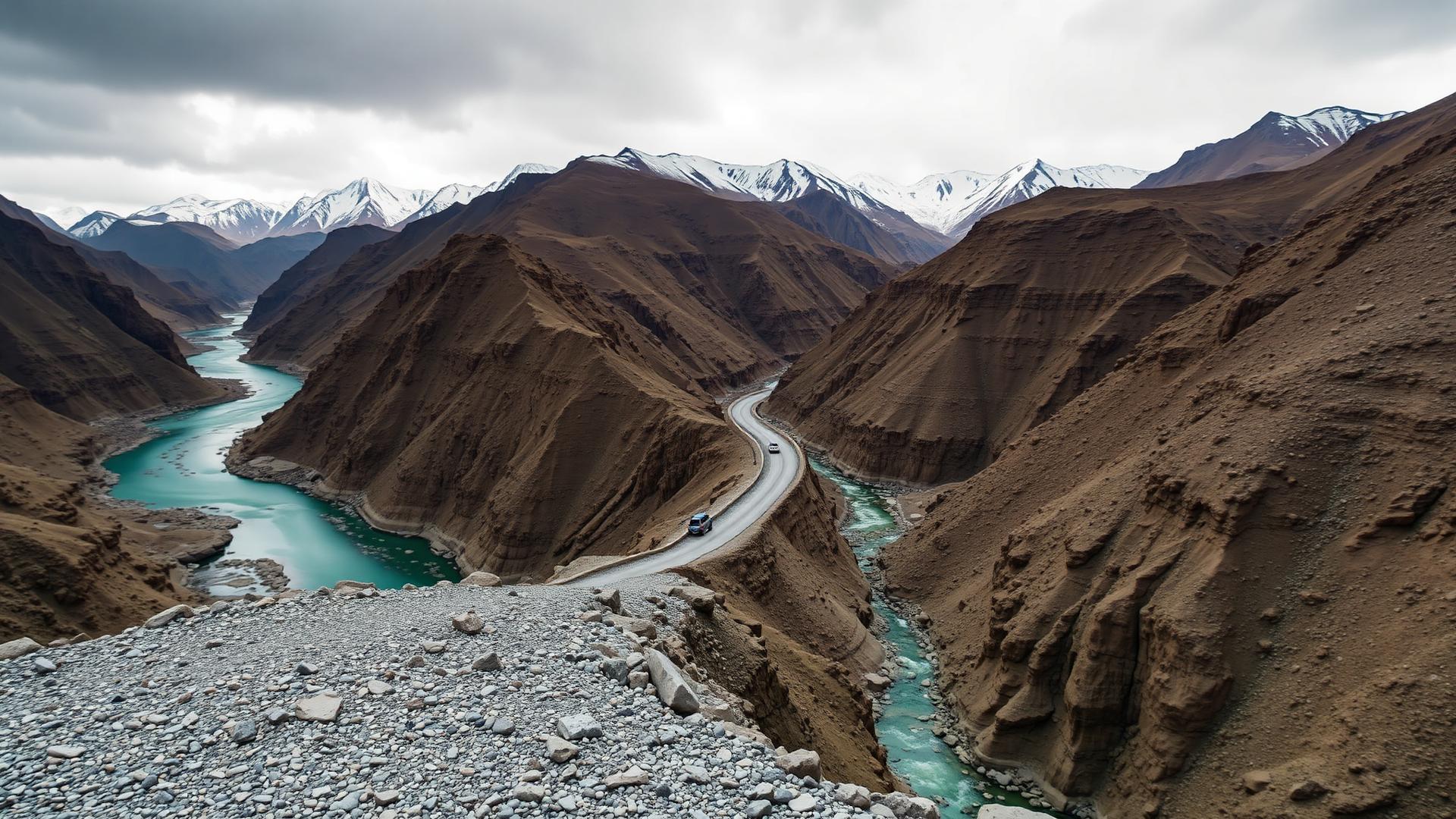 Zanskar gorge road